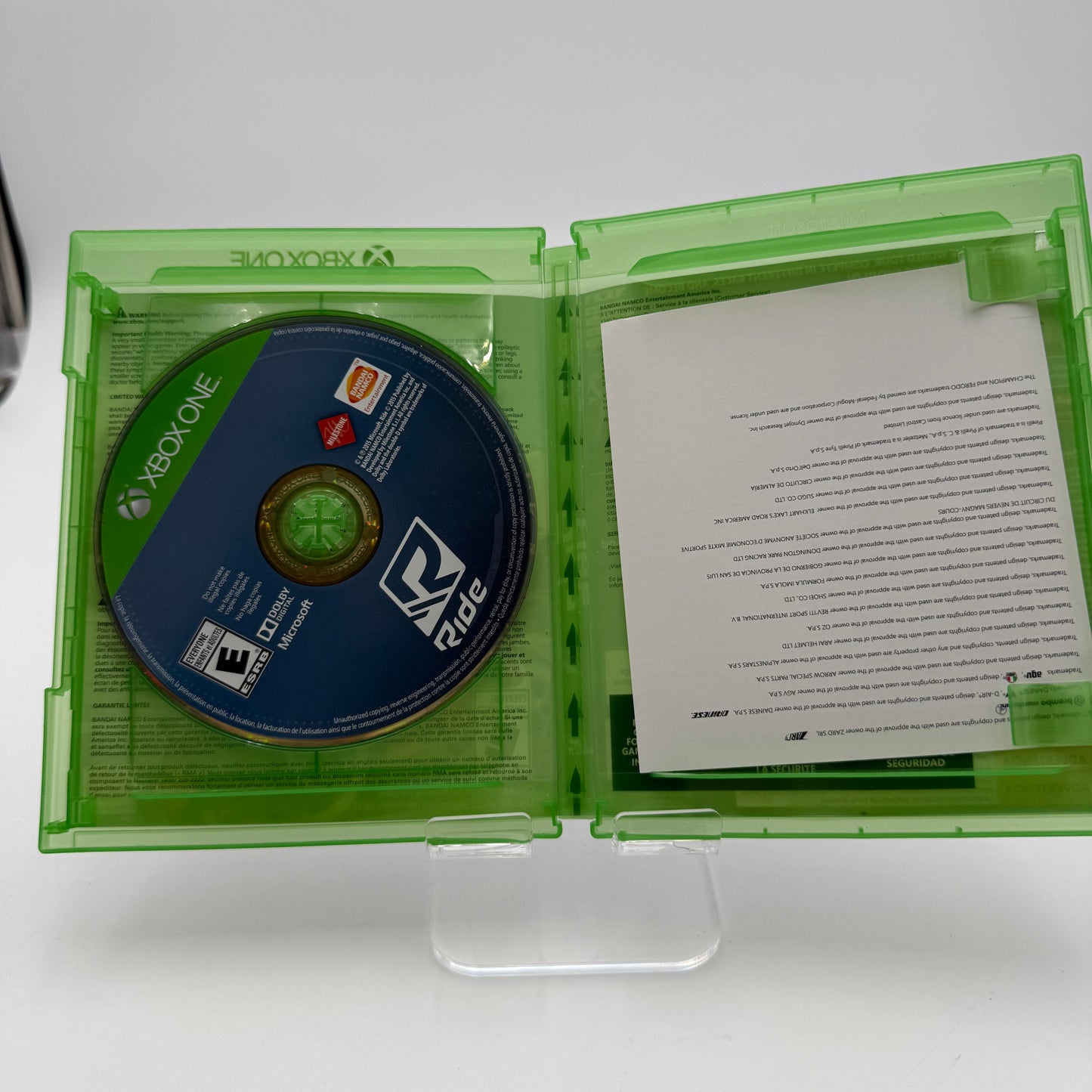 Xbox One Ride Video Game - Used with Box
