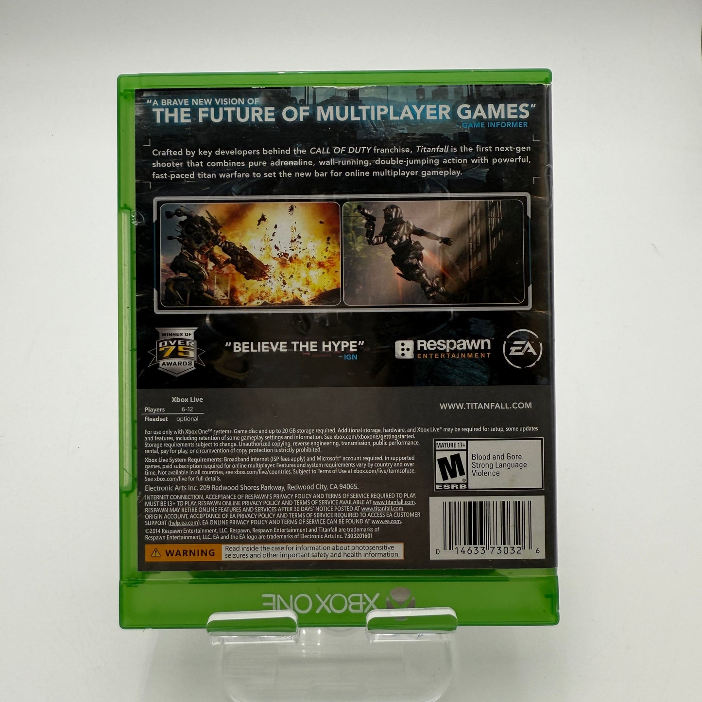Xbox One Titanfall Used With Box