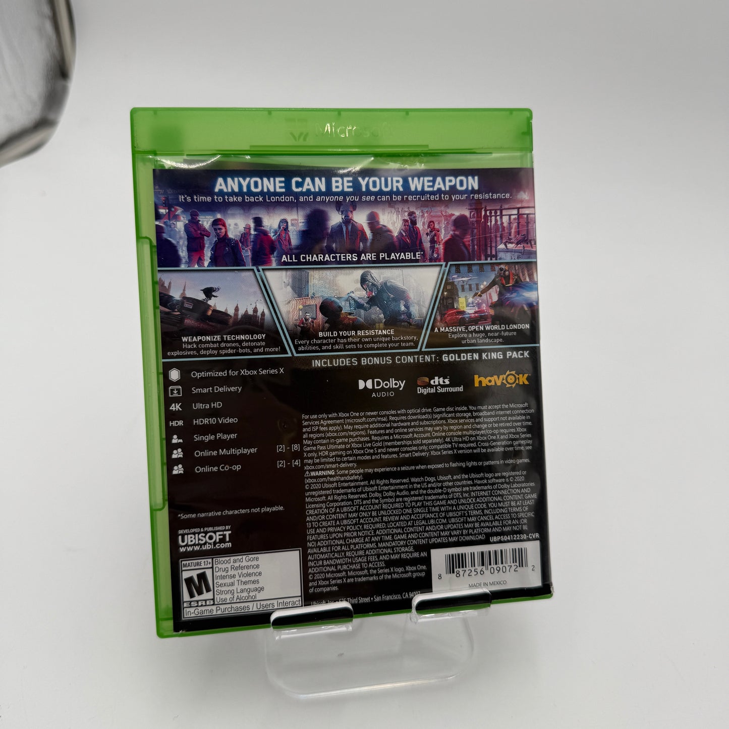 Xbox Series X Watch Dogs: Legion Video Game - Used With Box