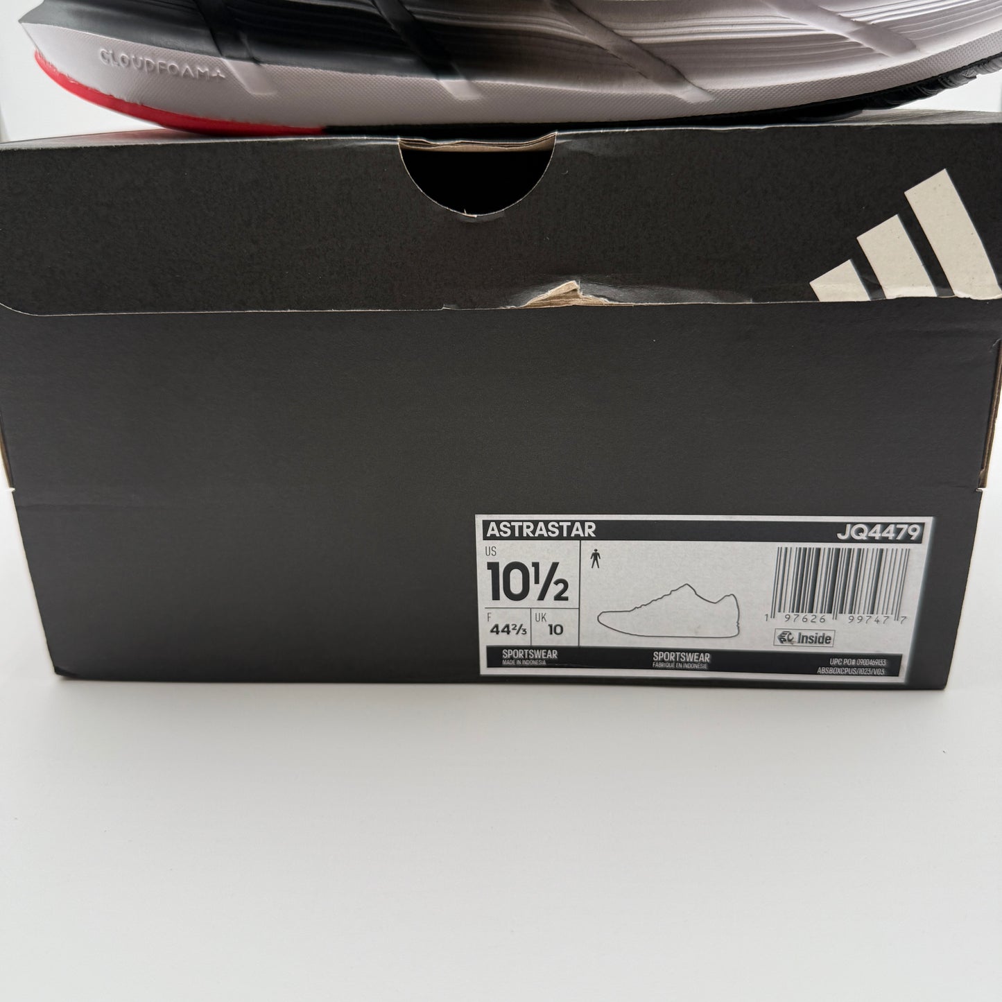 New adidas ASTRASTAR Cloud White Alumina Off White JQ4479 Sneakers Size 10.5