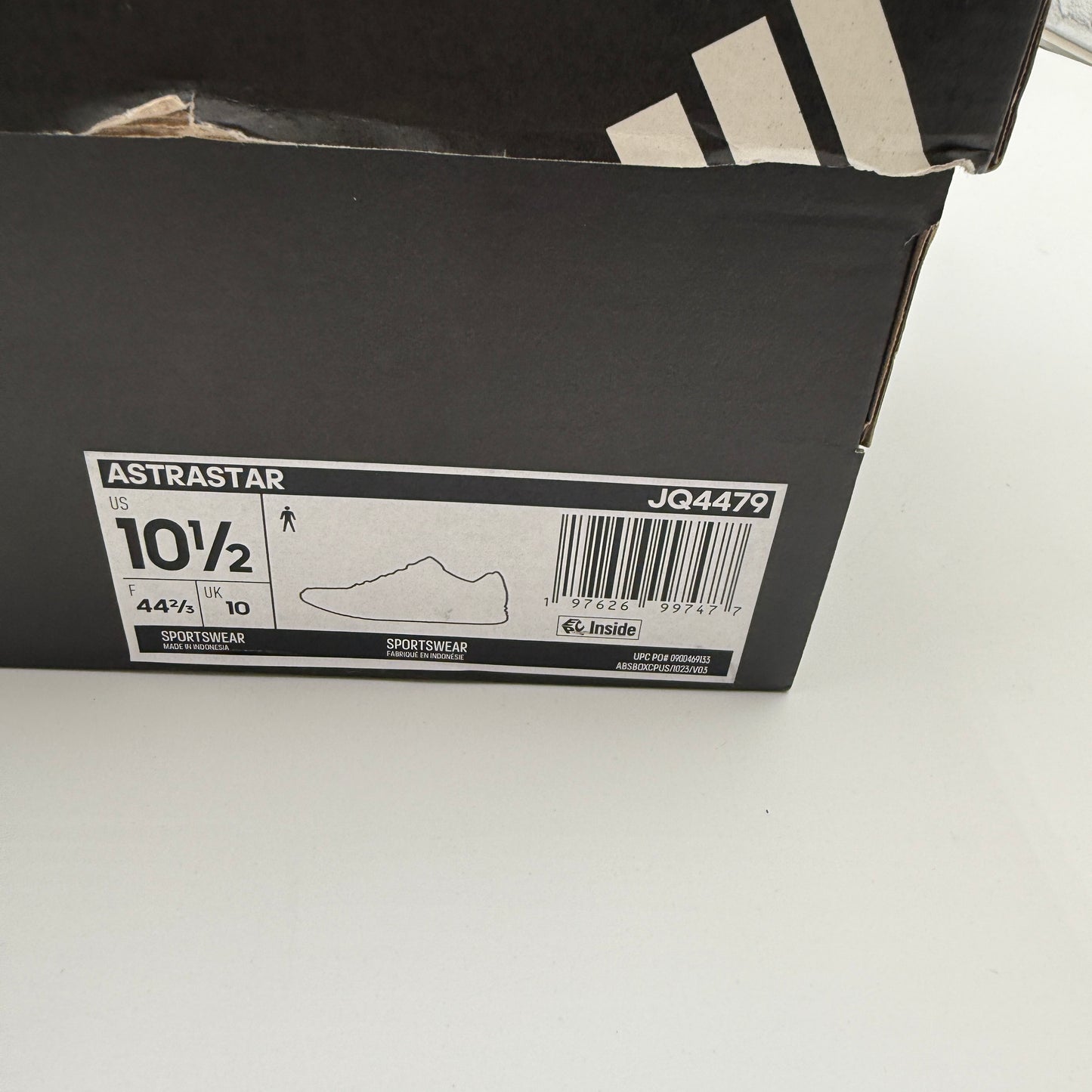 New adidas ASTRASTAR Cloud White Alumina Off White JQ4479 Sneakers Size 10.5