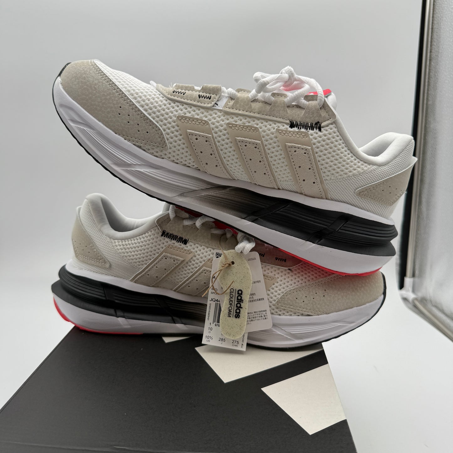 New adidas ASTRASTAR Cloud White Alumina Off White JQ4479 Sneakers Size 10.5
