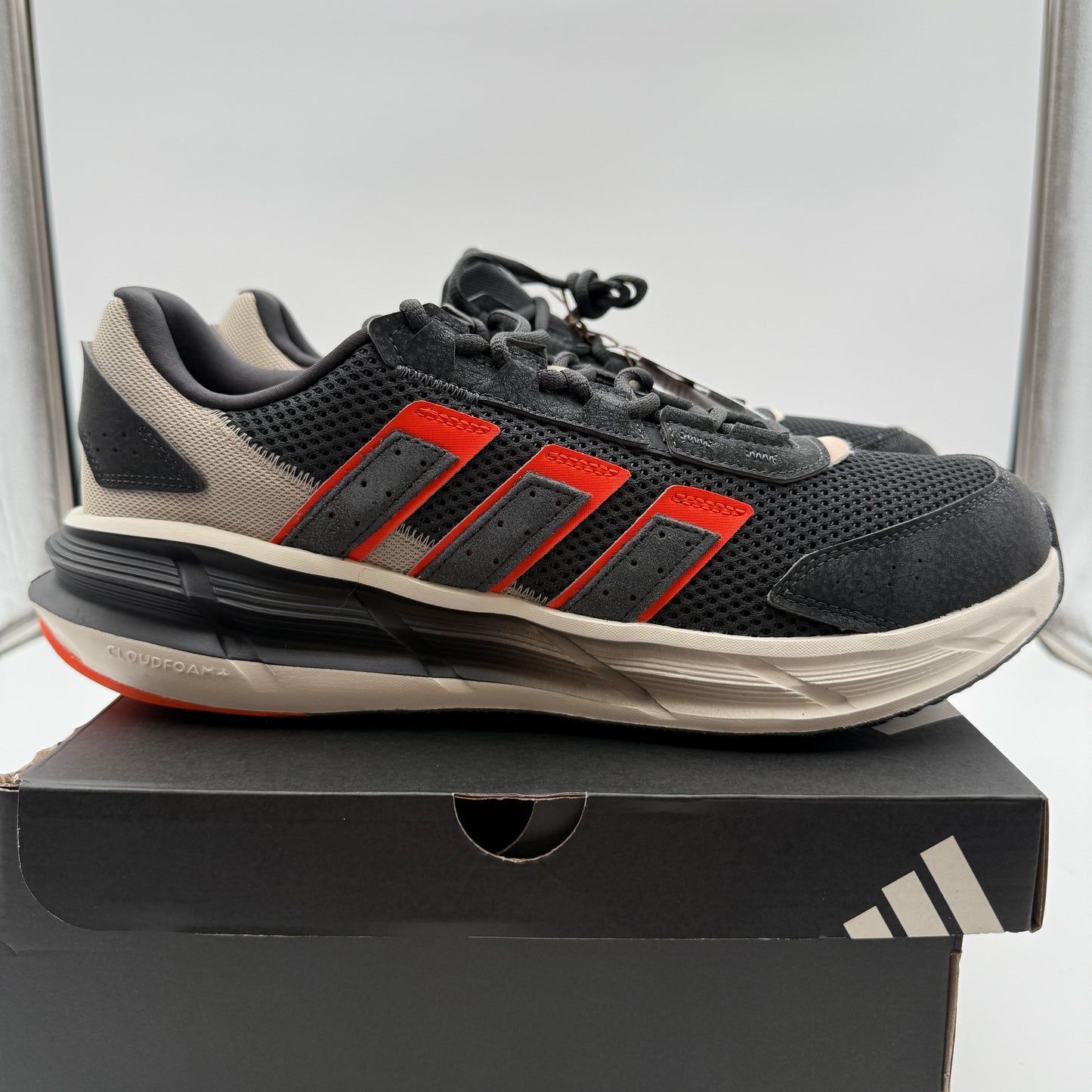 adidas Astrastar Carbon Carbon Impact Orange JQ6077 Sneakers Size 11