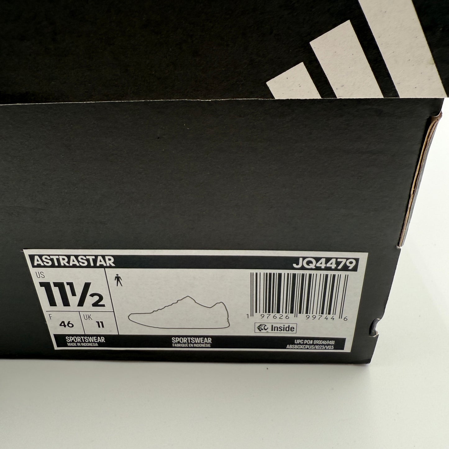 New adidas ASTRASTAR Cloud White / Alumina / Off White JQ4479 Size 11.5