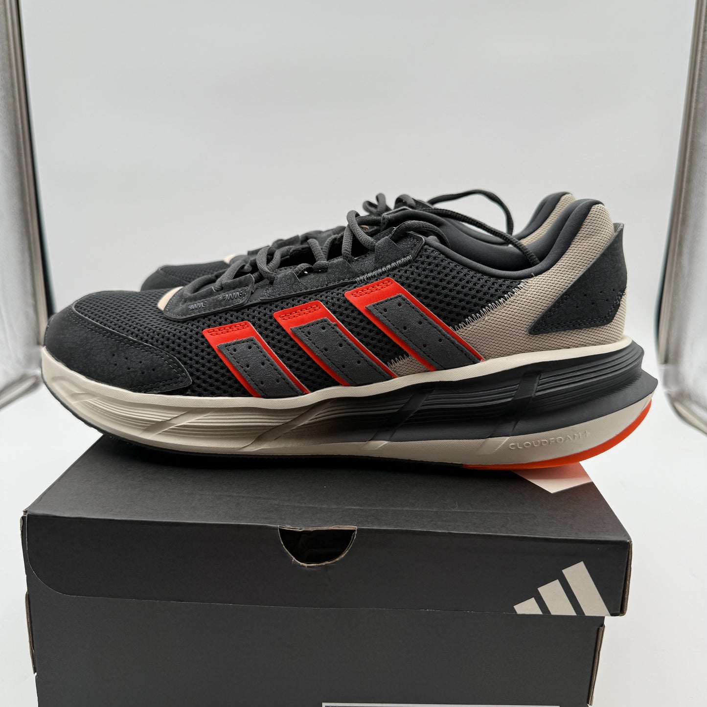 adidas Astrastar Sneakers Size 12 Carbon Impact Orange JQ6077