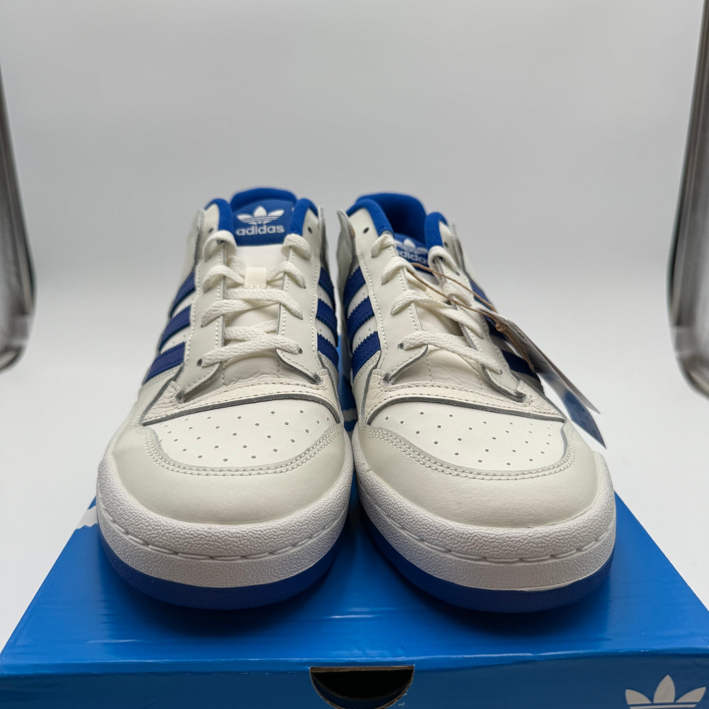 adidas Forum Low CL IH7829 Size 11 Core White Royal Blue Sneakers