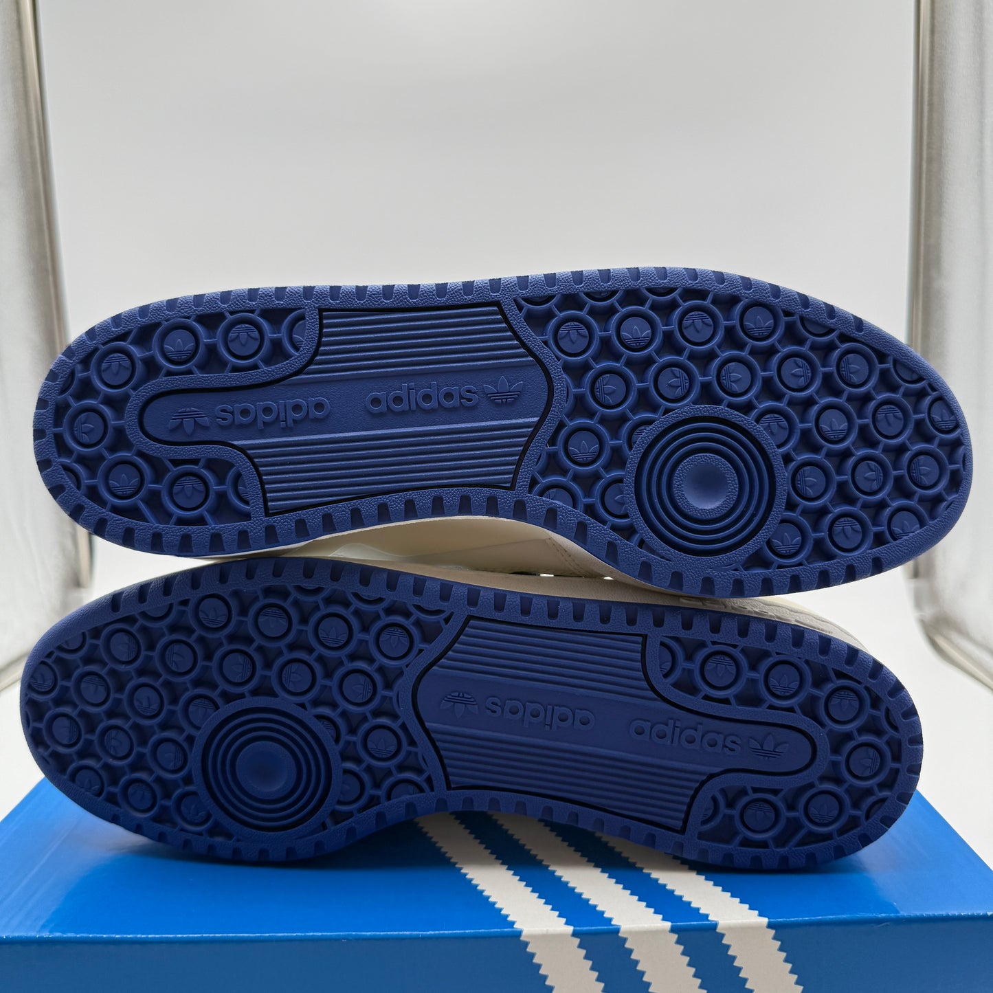 adidas Forum Low CL IH7829 Size 11 Core White Royal Blue Sneakers