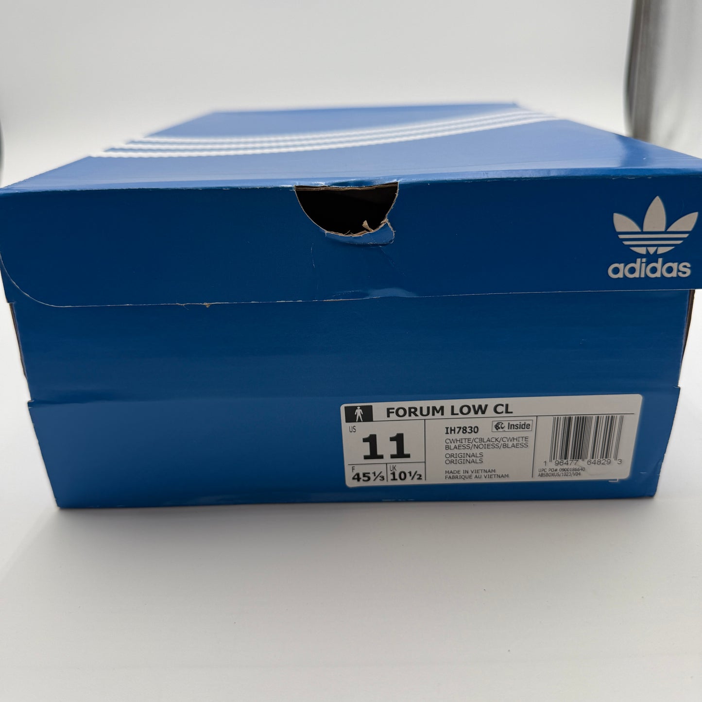 Adidas Forum Low Core White Core Black Core White IH7830 Size 11 Sneakers
