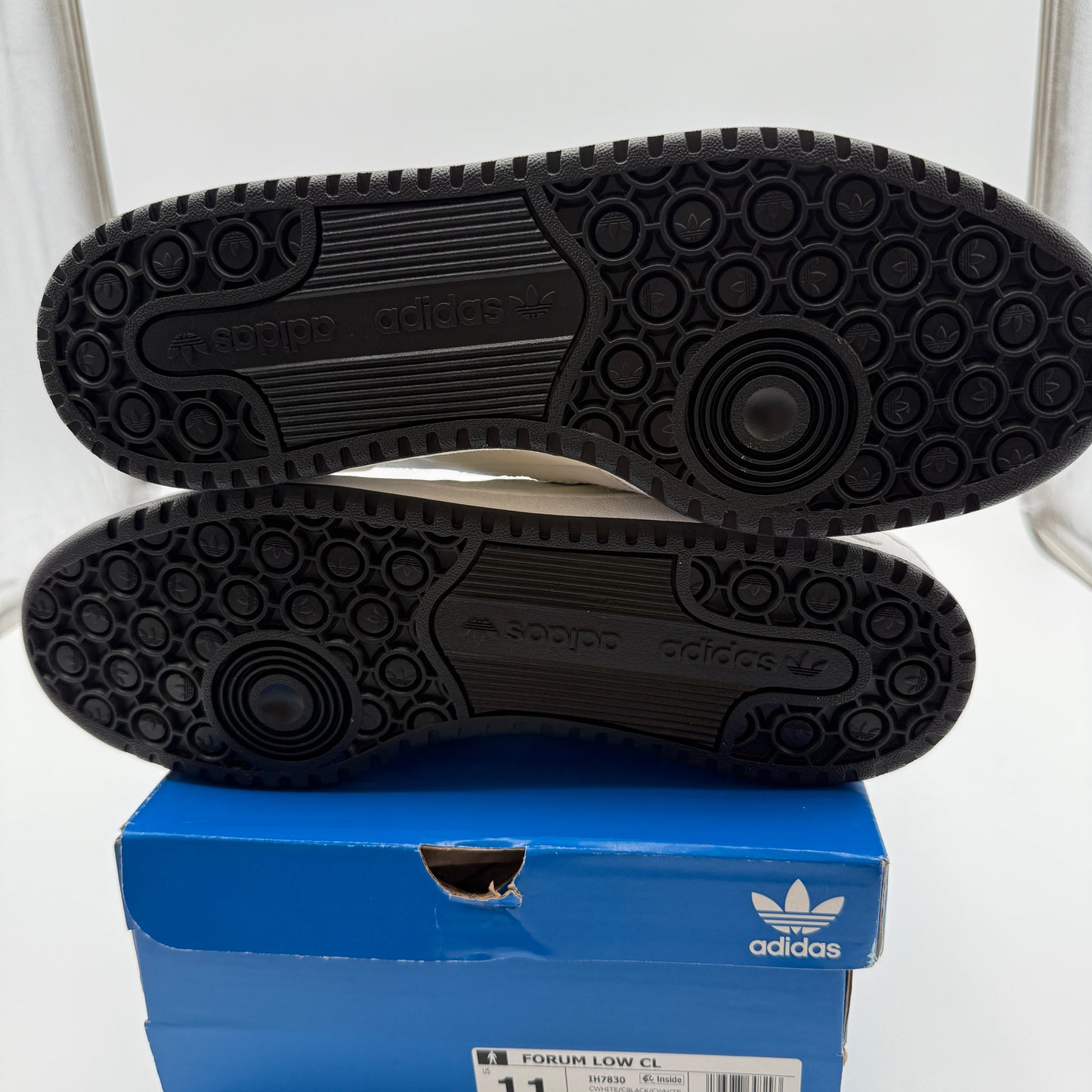 Adidas Forum Low Core White Core Black Core White IH7830 Size 11 Sneakers
