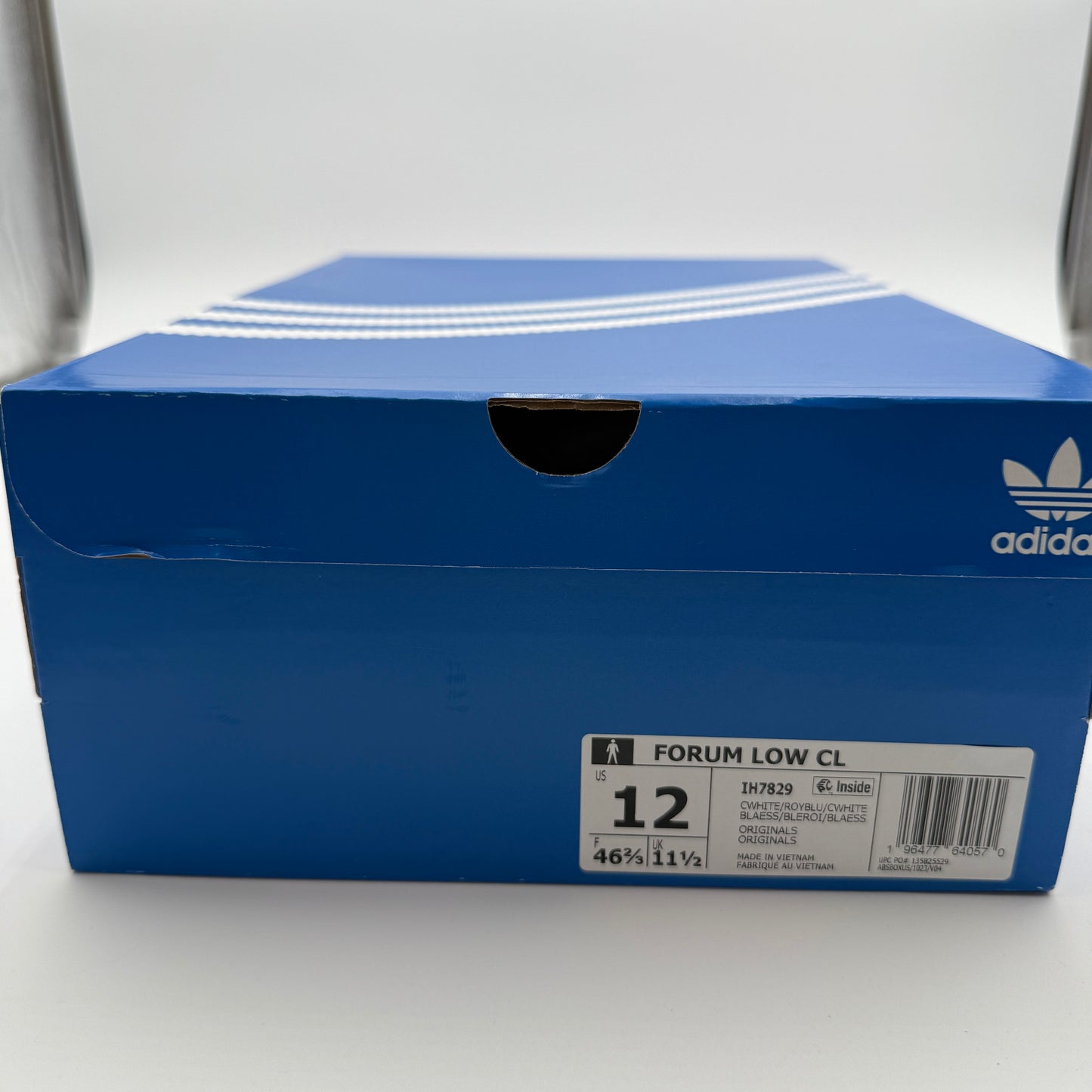 adidas Forum Low CL IH7829 Sneakers Size 12 Core White Royal Blue