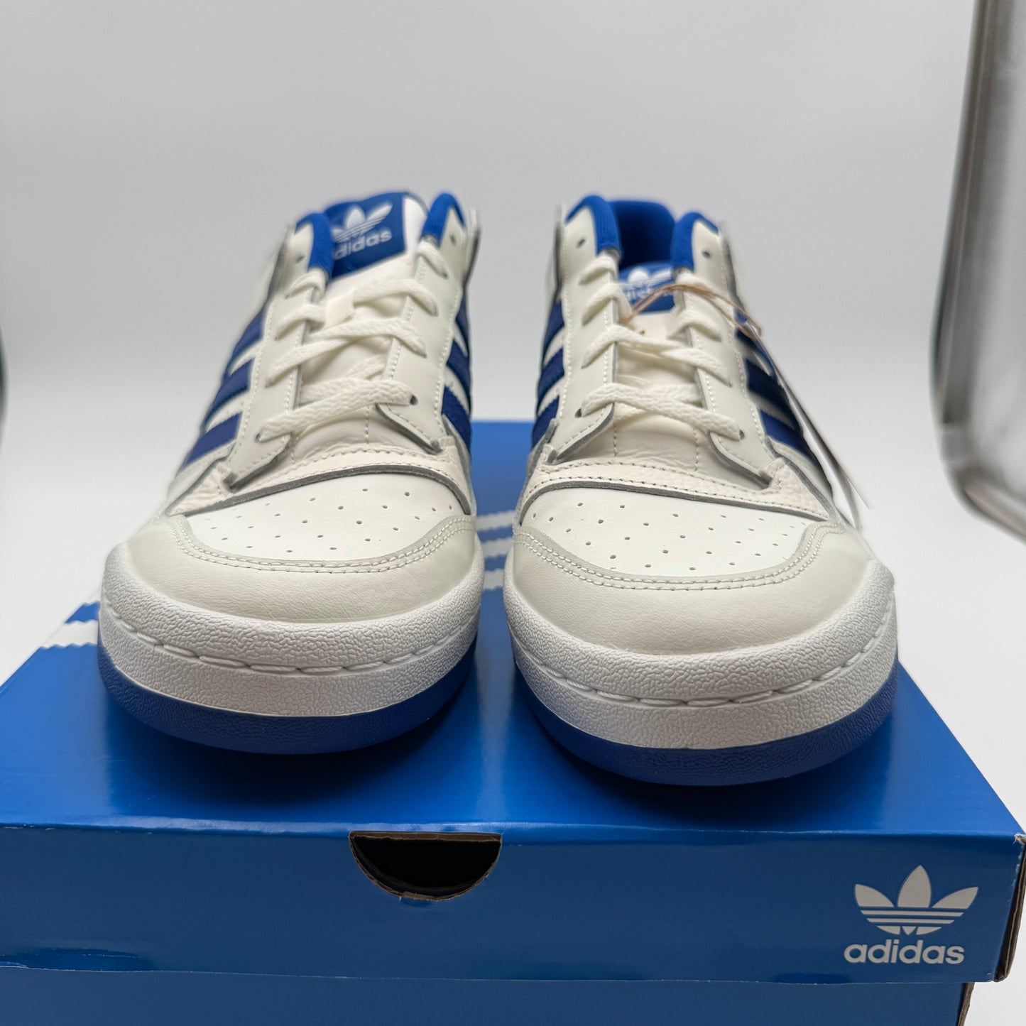 adidas Forum Low CL IH7829 Sneakers Size 12 Core White Royal Blue