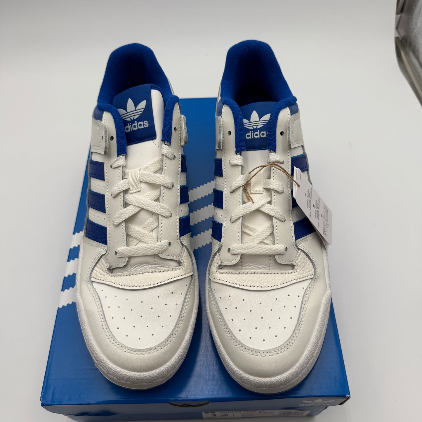 adidas Forum Low CL IH7829 Sneakers Size 12 Core White Royal Blue