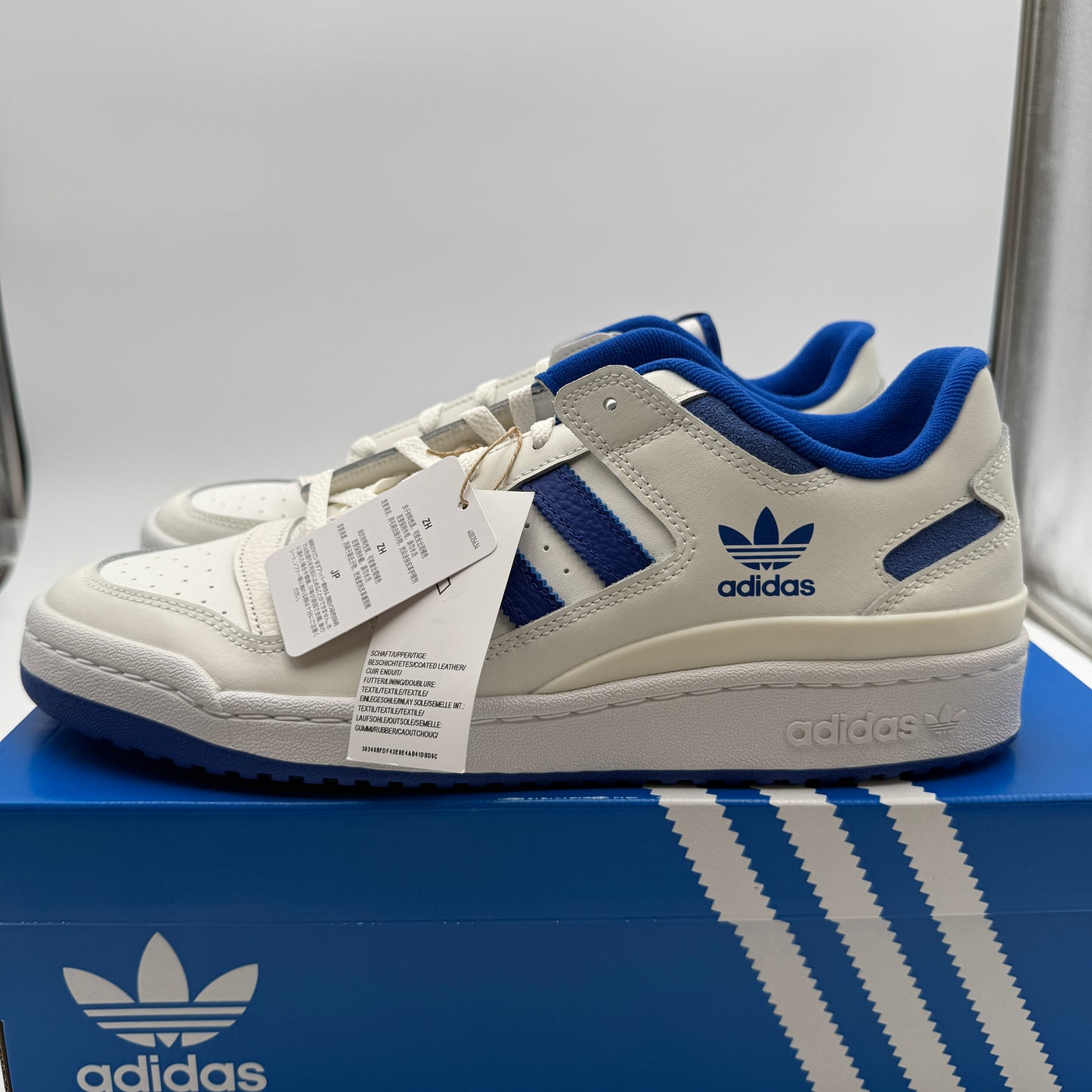 adidas Forum Low CL IH7829 Sneakers Size 12 Core White Royal Blue