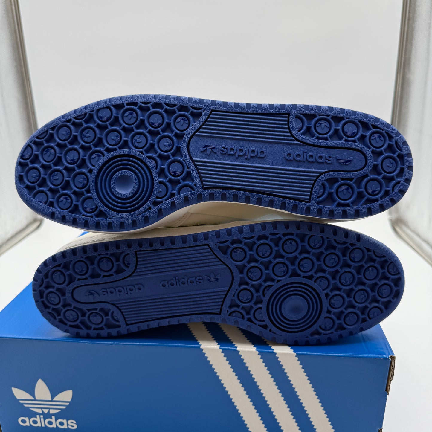 adidas Forum Low CL IH7829 Sneakers Size 12 Core White Royal Blue