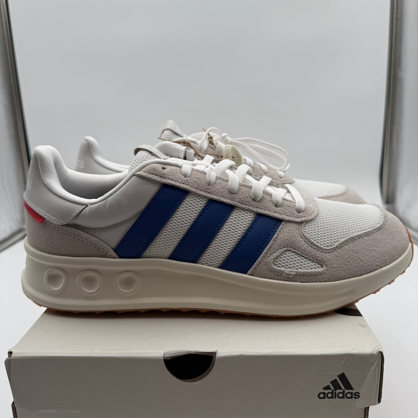 adidas Run 84 IH8621 White/Team Royal Blue/Grey Sneakers Size 12