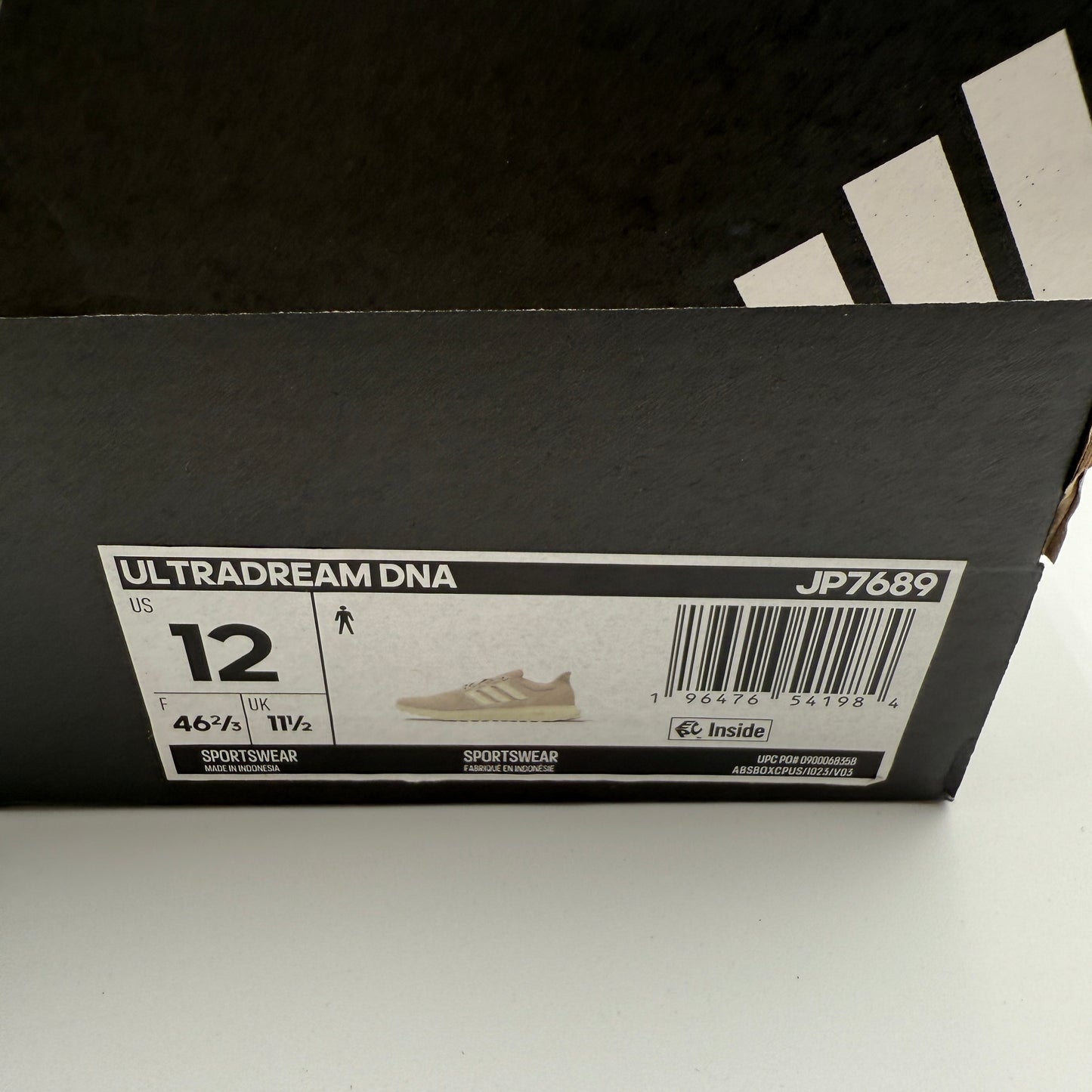 adidas UltraDream DNA JP7689 Size 12 Alumina / Off White / Wonder Beige New In Box