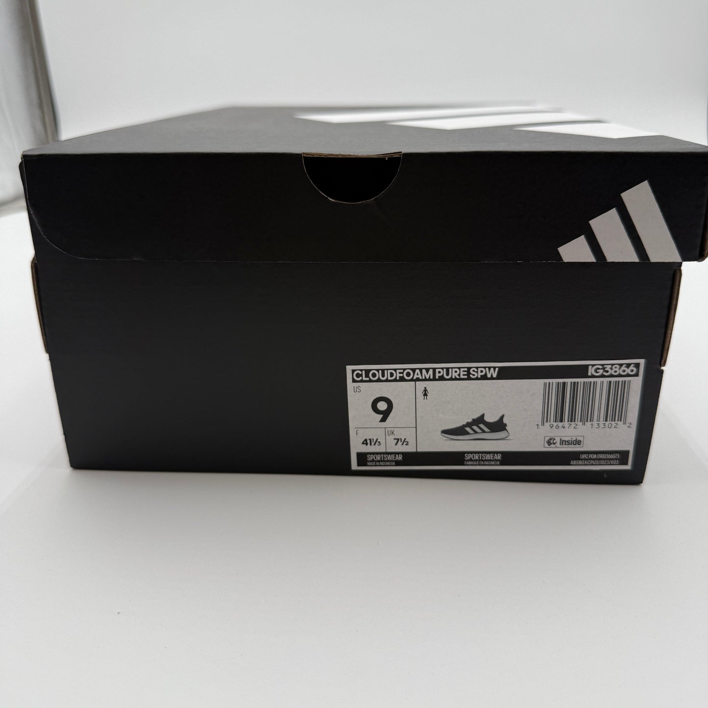 adidas Women's CloudFoam Pure SPW Gray Size 9 Legend Ink IG3866