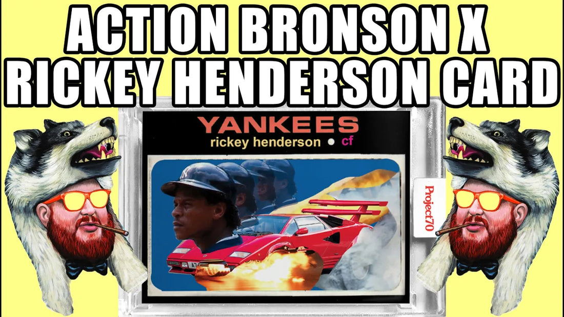 Action Bronson x Rickey Henderson Topps Project 70 Card