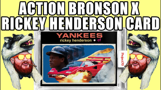 Action Bronson x Rickey Henderson Topps Project 70 Card