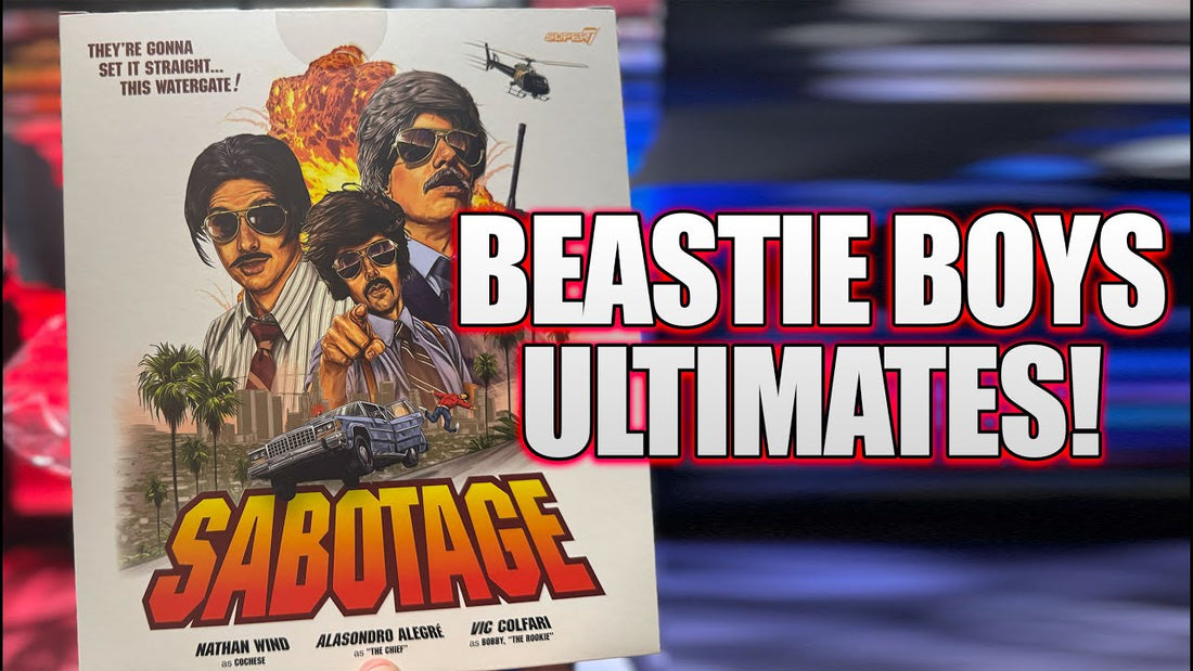 Beastie Boys Sabotage Super7 Ultimates Complete Set Unboxing