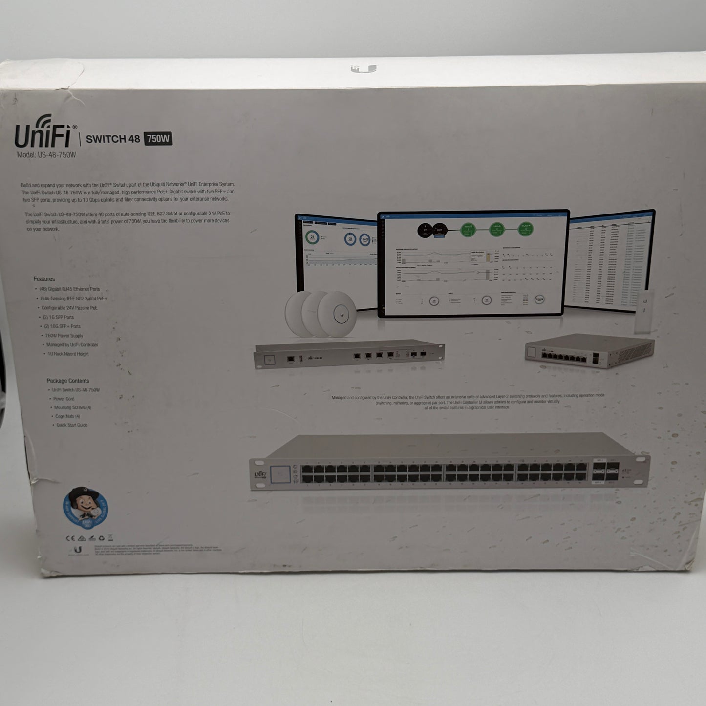 Ubiquiti Networks UniFi Switch 48 750W Managed PoE+ Gigabit Switch NEW IN BOX