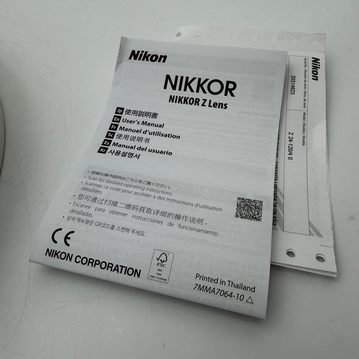 Nikon Nikkor Z 24-120mm f/4 S Camera Lens MINT