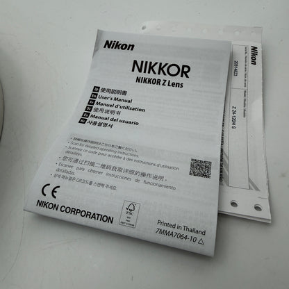 Nikon Nikkor Z 24-120mm f/4 S Camera Lens MINT