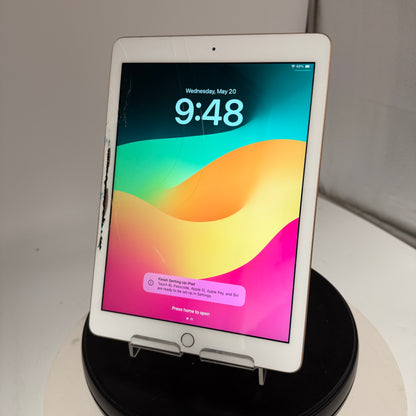 Apple iPad 6th Gen A1893 32GB WiFi Tablet Rose Gold READ