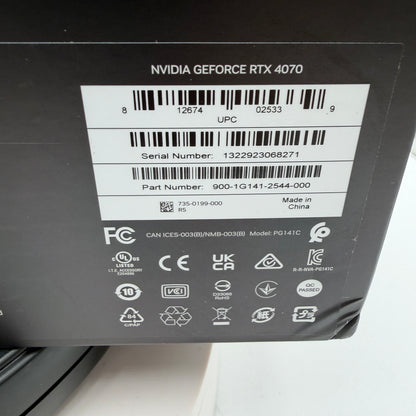 NVIDIA GeForce RTX 4070 Founders Edition Graphics Card