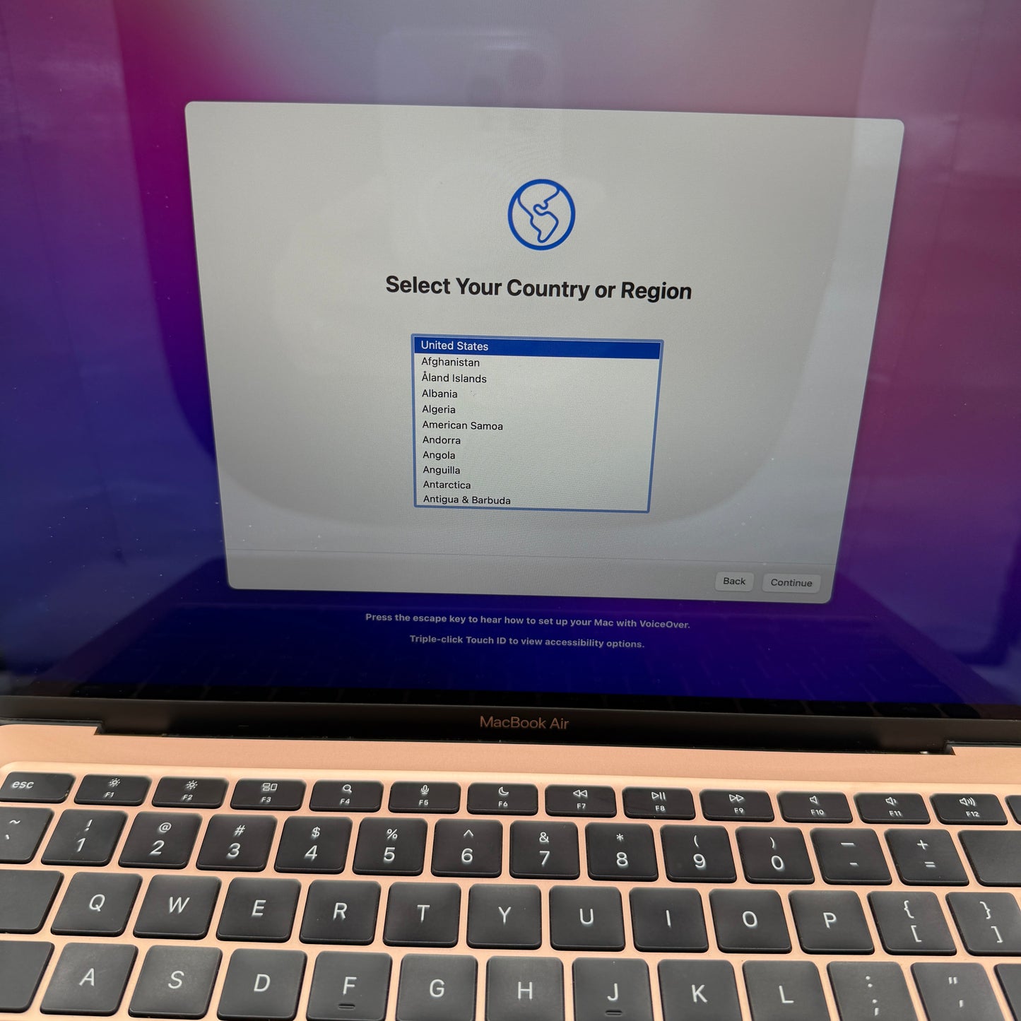 Apple MacBook Air 13" M1 A2337 2020 - Rose Gold - 256GB SSD - 8GB RAM
