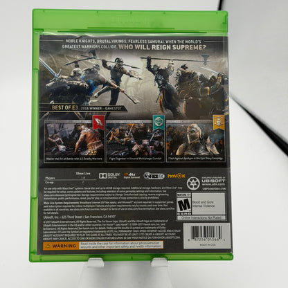For Honor Xbox One Video Game Used With Box