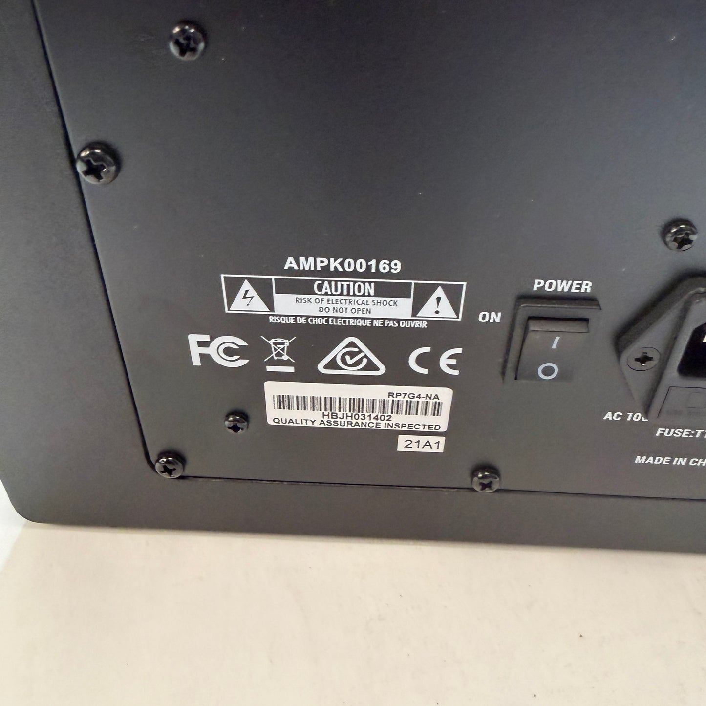 KRK Rokit 7 G4 Powered Monitor Speakers Black Used With Box READ