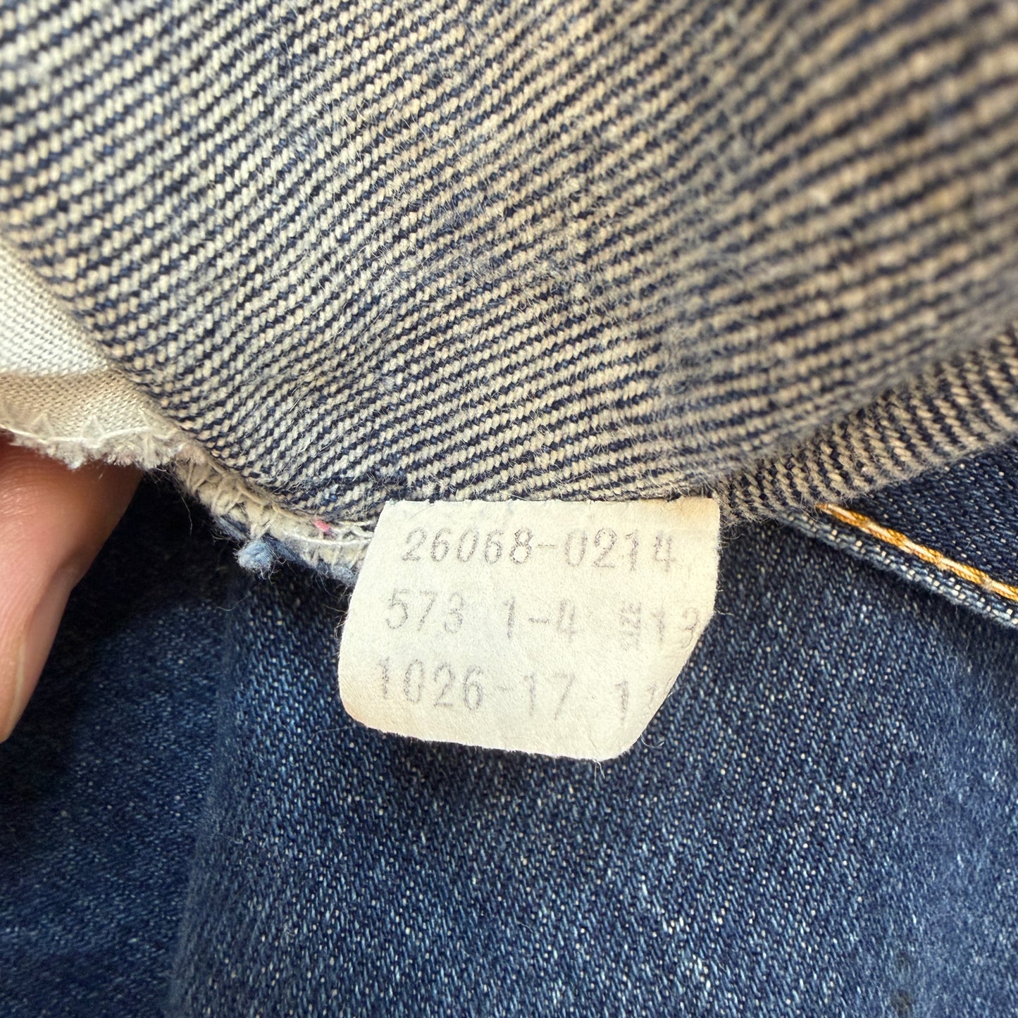 Vintage 80's Levi's Women's Jeans Denim SF 207 Blue 28x30 Used