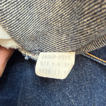 Vintage 80's Levi's Women's Jeans Denim SF 207 Blue 28x30 Used