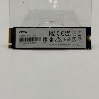 MSI Spatium M450 2TB PCIe 4.0 NVMe M.2 SSD Drive