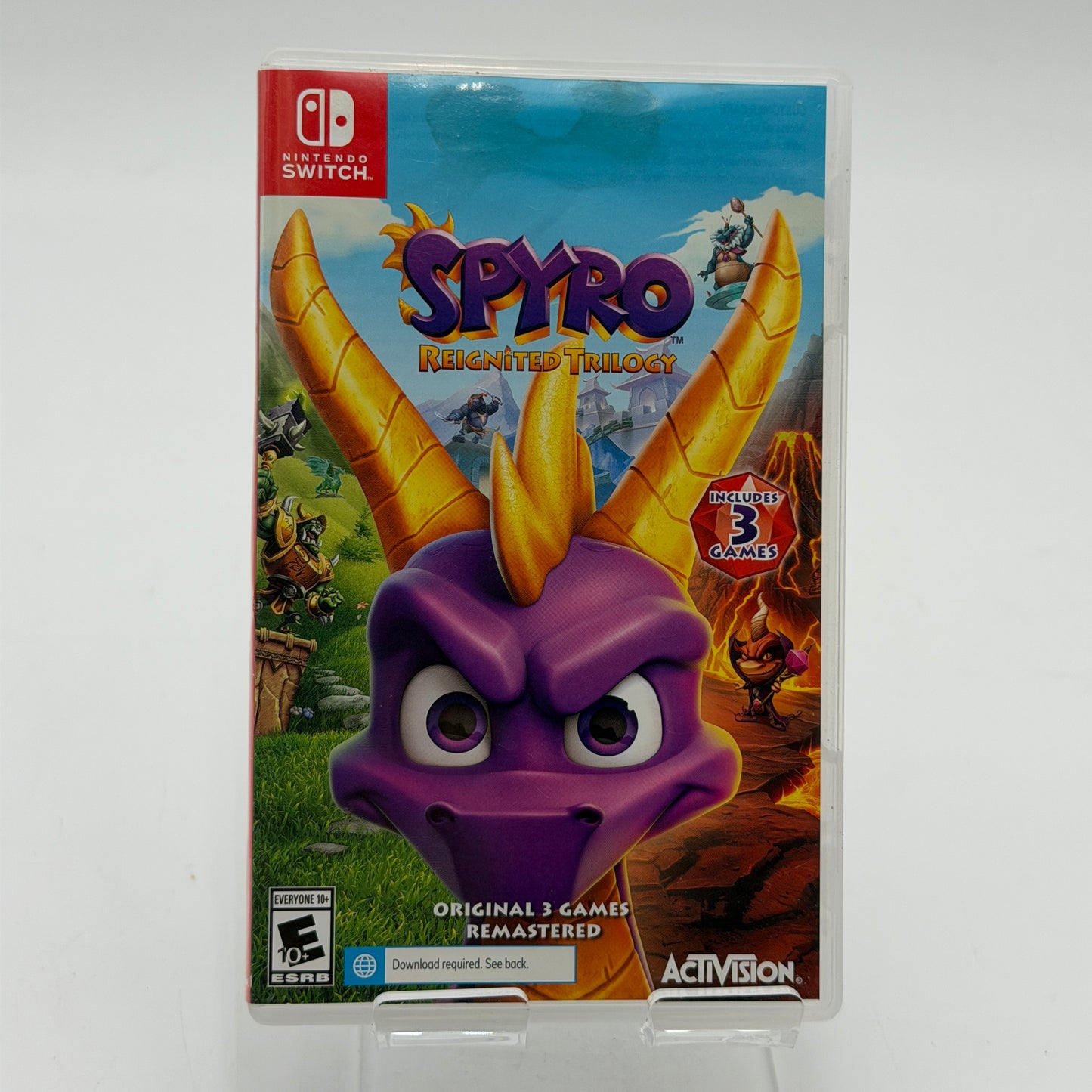 Nintendo Switch Spyro Reignited Trilogy Video Game - Used with Box - Black