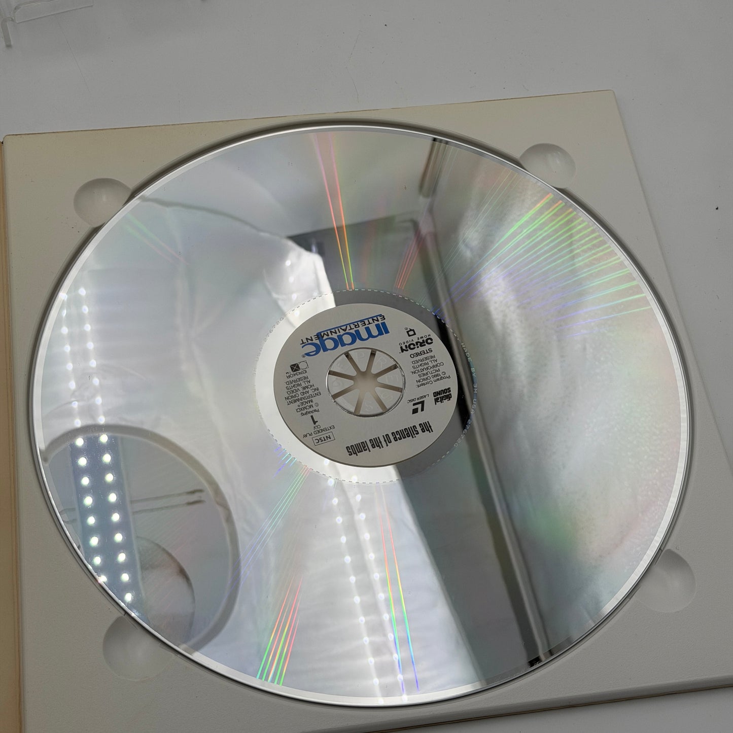 Silence of The Lambs Laserdisc - Silver - Used A Condition