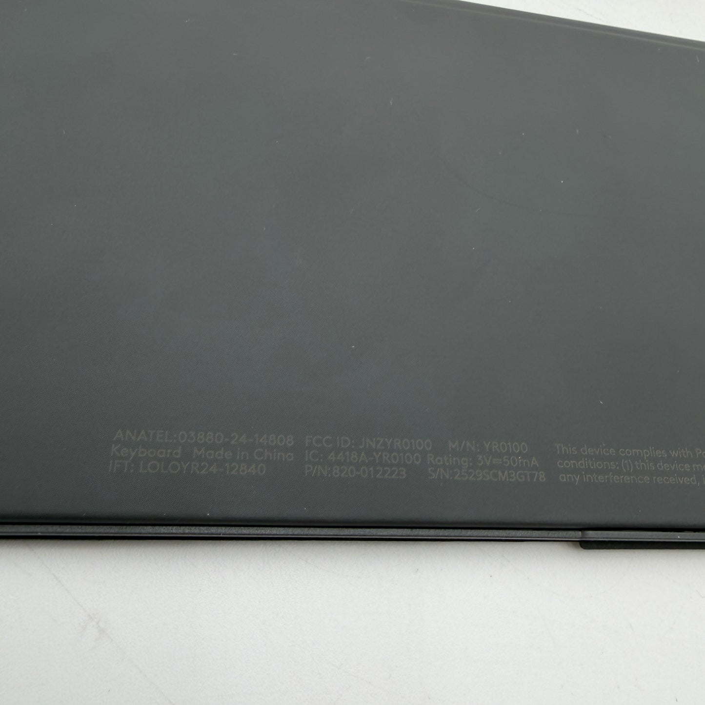 Logitech Keys-To-Go 2 Black Tablet Accessory Used With Box