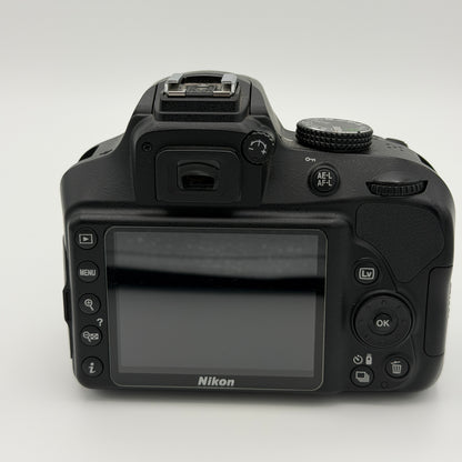 Nikon D3400 Digital Camera With Charger And Lens