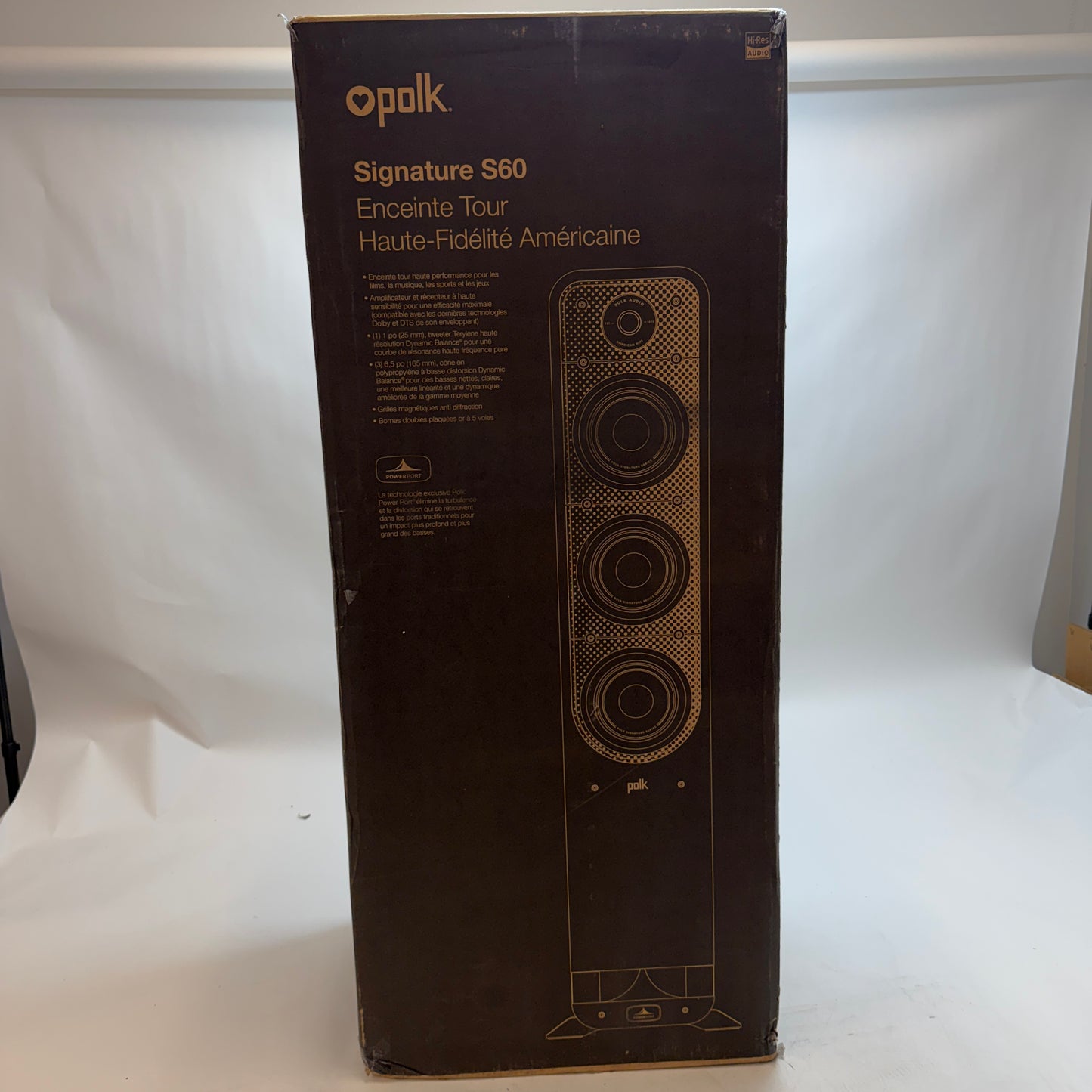 Polk Audio Signature S60 Tower Speaker Pair Set Of Two NIB