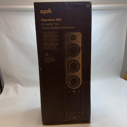 Polk Audio Signature S60 Tower Speaker Pair Set Of Two NIB