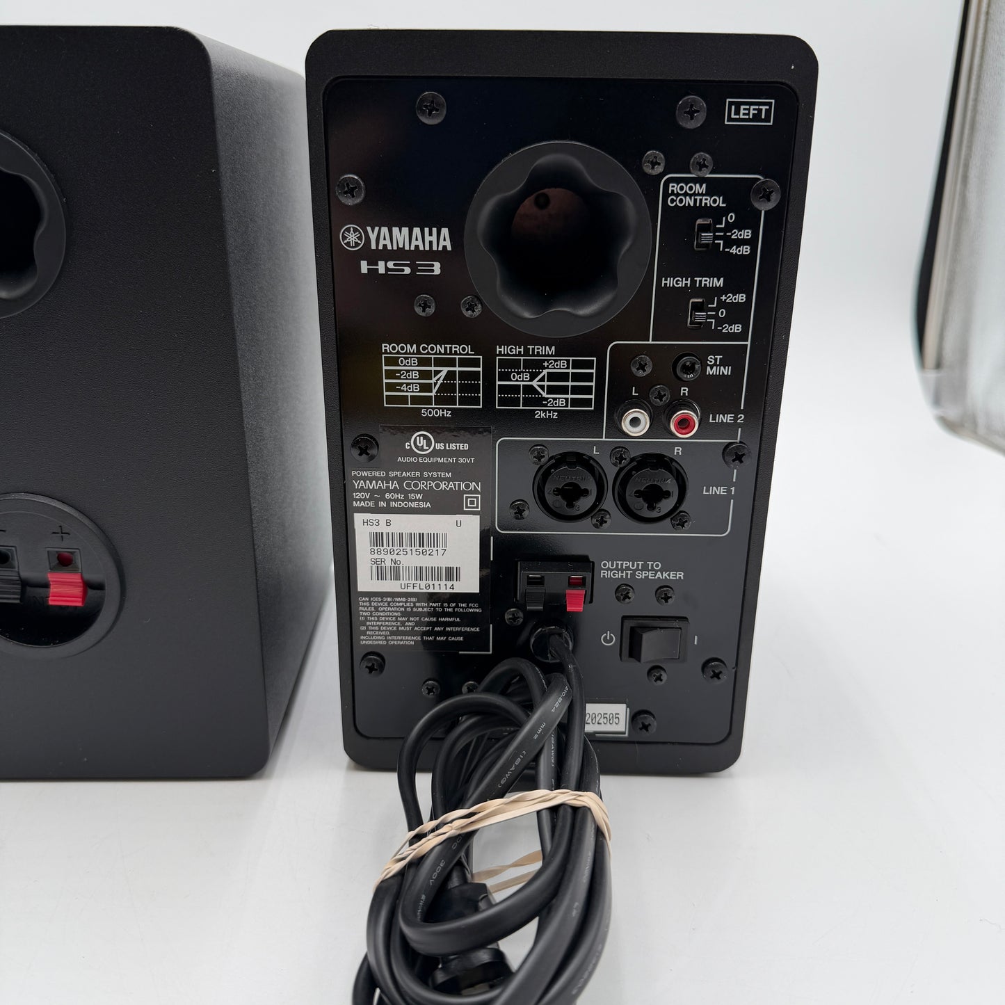 Yamaha HS3 Studio Monitor Speakers with Extras