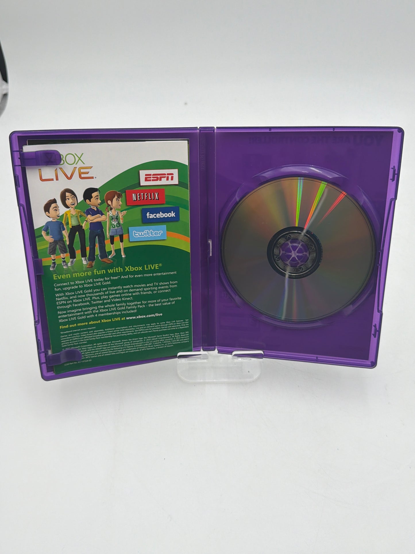 Xbox 360 Kinect Adventures Video Game with Box