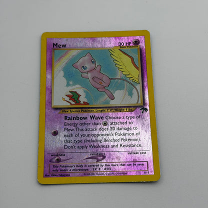 Pokemon TCG Southern Islands Mew 1/18 Holo Rare English 30 HP 2001