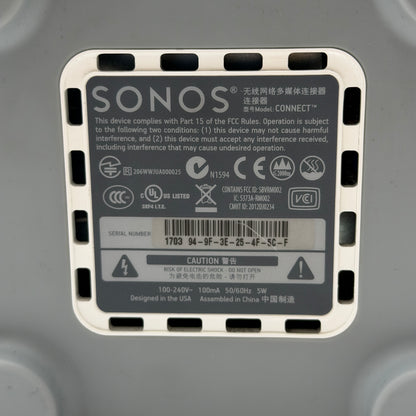 SONOS Connect Gen1 (S1) Digital Media Streamer