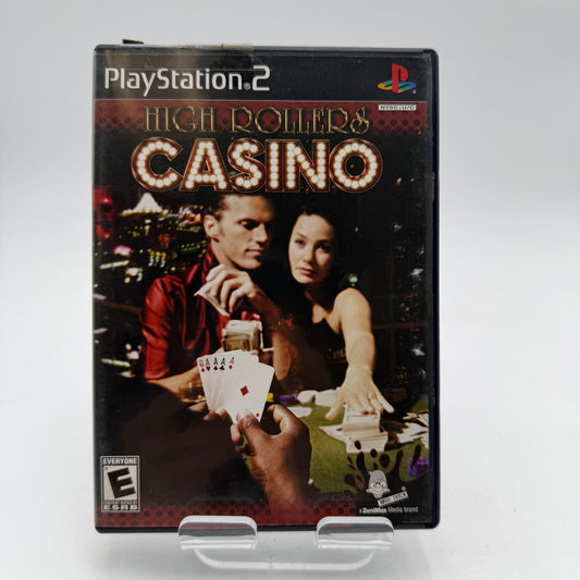 Playstation 2 High Rollers Casino Video Game with Box and Manual