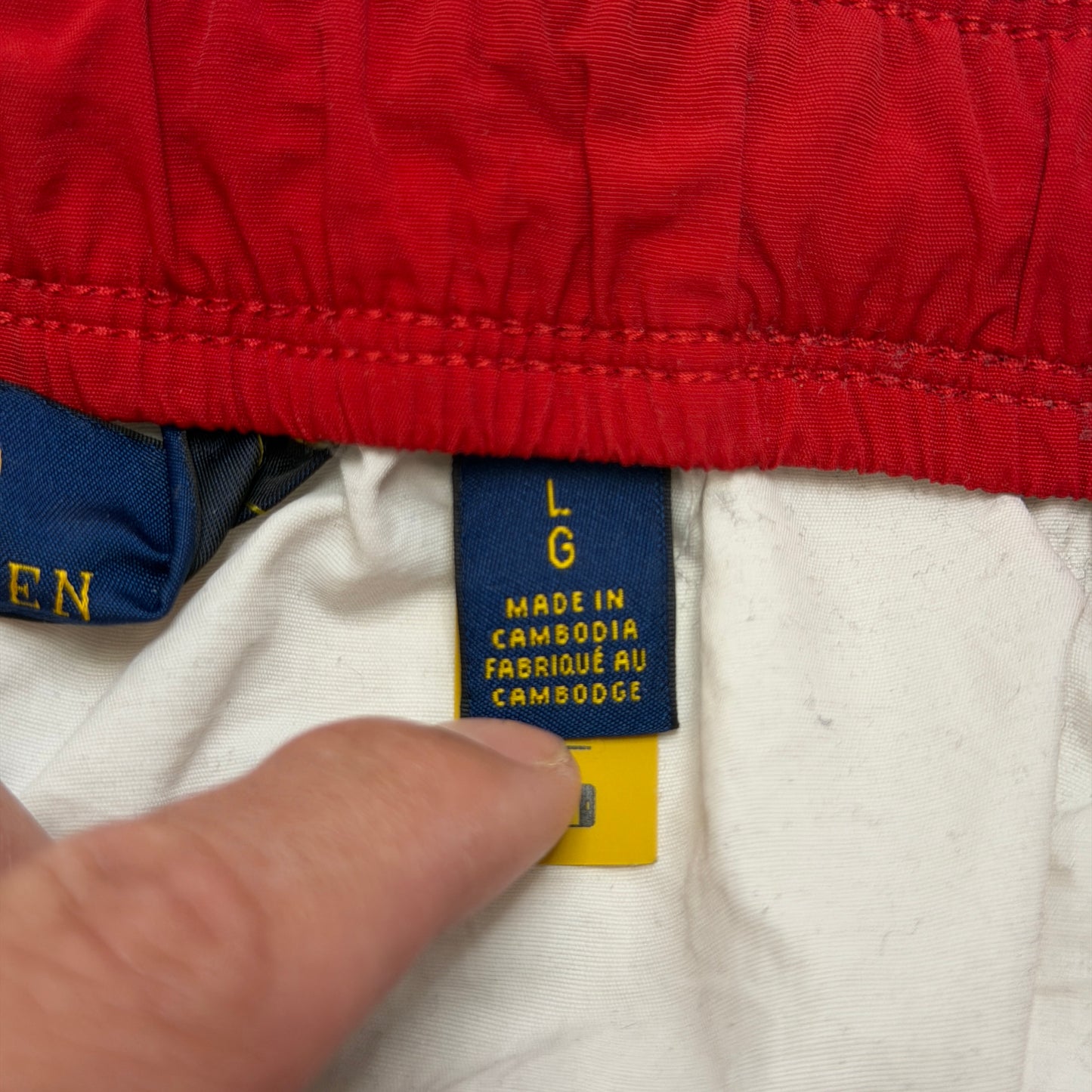 Ralph Lauren Nylon Belted Water Resistant Hiking Shorts Large