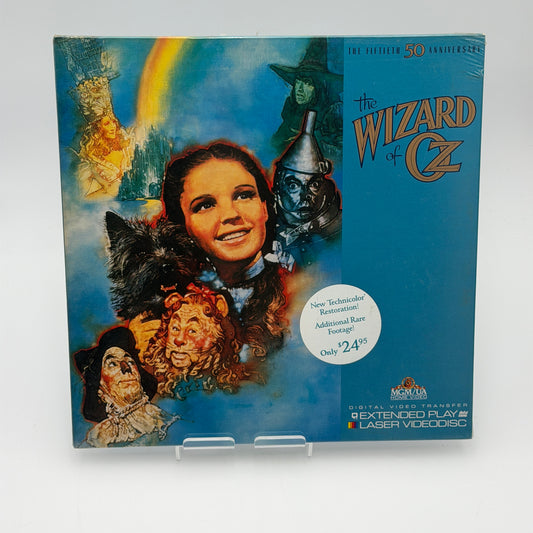 Wizard Of Oz 50th Anniversary Edition Laserdisc Silver FACTORY SEALED