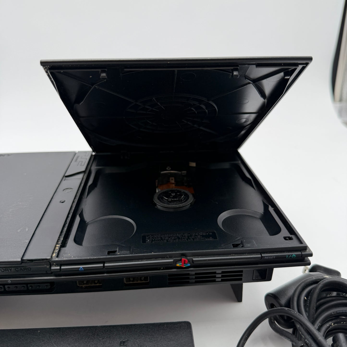 Sony PlayStation 2 Slim SCPH-77001 Black Used Condition With Cables Tested