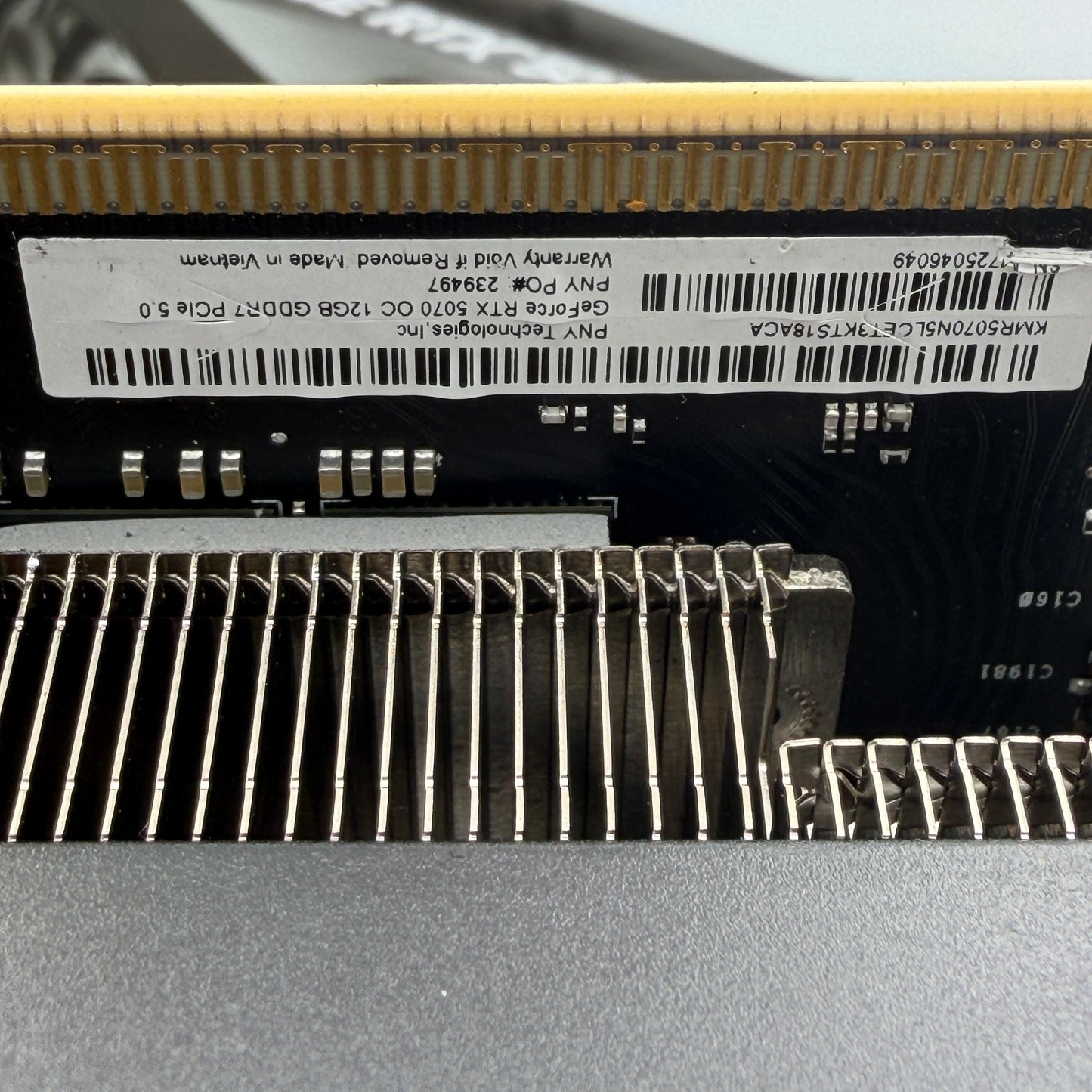 PNY GeForce RTX 5070 12GB Graphics Card Black